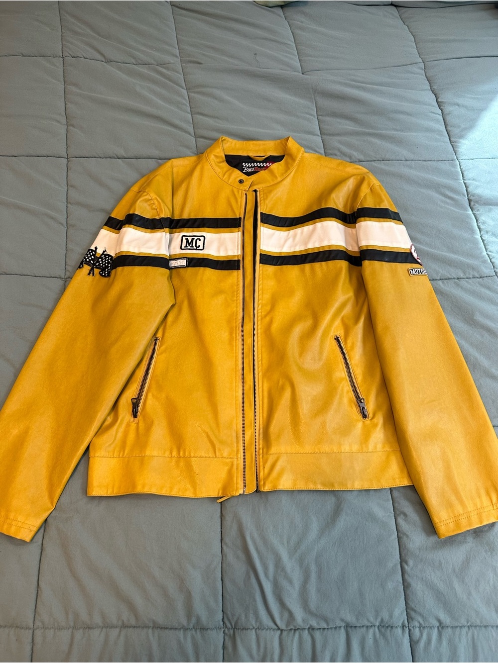 Women’s Yellow Racing Stripe Kill Bill Style
